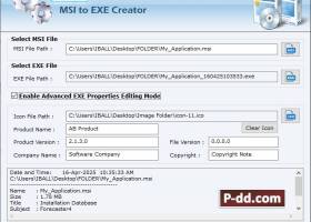 MSI Setup to EXE Maker screenshot