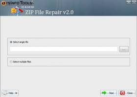 SysInfoTools ZIP Recovery screenshot