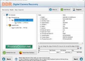 Digital Camera Photo Recovery Software screenshot