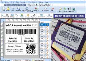 Warehouse Business Barcode Software screenshot
