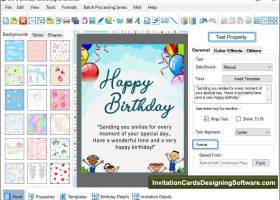 Invitation Card Designing Software screenshot