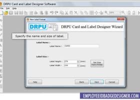 Card and Label Designer Software screenshot