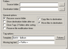 Tags 2 Folders screenshot