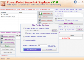PowerPoint Search and Replace screenshot