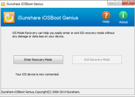 iSunshare iOSBoot Genius screenshot