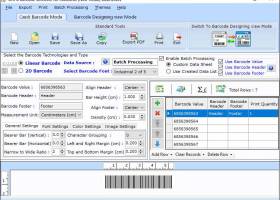 Inventory Barcode Creating Program screenshot