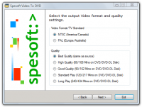 Spesoft Free Video To DVD Converter screenshot
