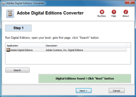 Adobe Digital Editions Converter screenshot