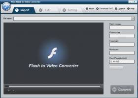 Free Flash to Video Converter screenshot