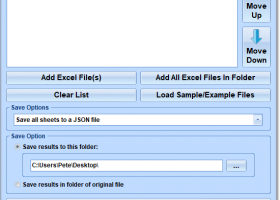 Excel To JSON Converter Software screenshot