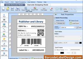 Design Publisher Barcode Label screenshot