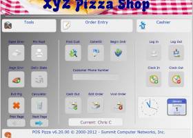 POS Pizza screenshot