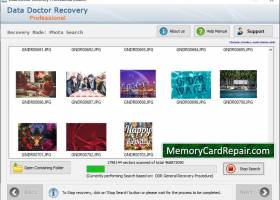 Memory Card Recovery Software screenshot