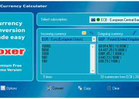 Foxer Currency Calculator screenshot