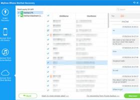 iMyFone iPhone WeChat Recovery screenshot