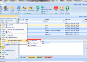 EDB to Office 365 Migration screenshot