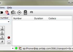 PhonerLite screenshot