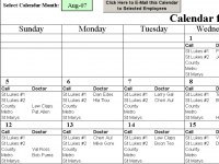 Automatic Doctors Calls with Excel screenshot