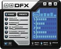 DFX for Windows Media Player screenshot
