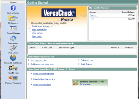 VersaCheck Presto screenshot