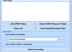 JPG To WebP Converter Software screenshot