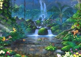 Fascinating Waterfalls Screensaver screenshot