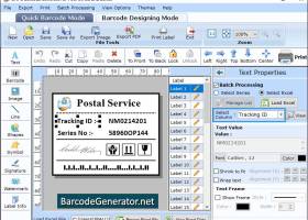 Barcode Generator for Post Office screenshot