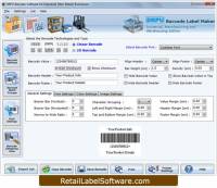 Warehousing Industry Barcode Label screenshot