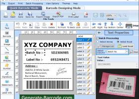 Generate Inventory Barcode screenshot