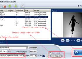 ThunderSoft GIF to Video Converter screenshot