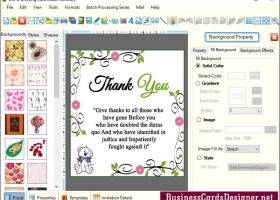 Greeting Cards Maker Program screenshot
