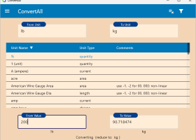 ConvertAll Portable screenshot
