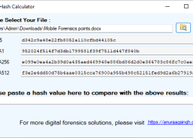 File Hash Calculator screenshot