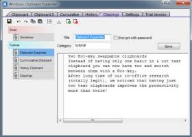 Windows Clipboard Expander screenshot