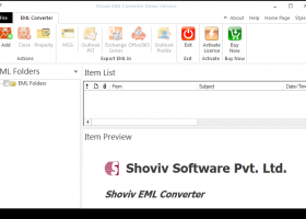 Convert EML to PST screenshot