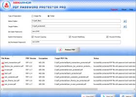 PDF Password Protector Pro screenshot