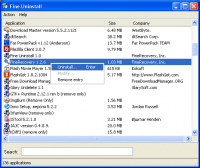 FineUninstall screenshot