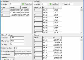 Nonlinear regression - CurveFitter screenshot