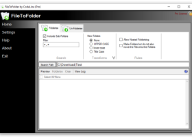 FileToFolder screenshot