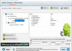Android Data Repair Software screenshot