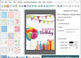 Birthday Cards Designing Software screenshot