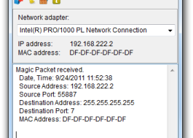 Wake-On-LAN Listener screenshot