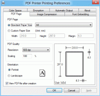 PDF Printer for Windows 8 screenshot
