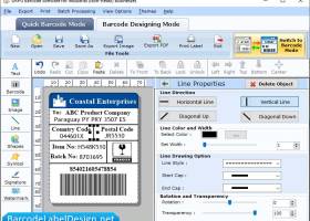 Warehouse Barcode Design screenshot
