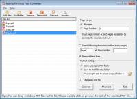 ApinSoft PDF to Text Converter screenshot