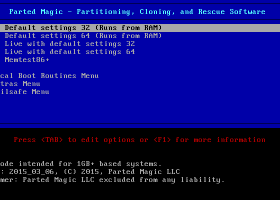 Parted Magic screenshot