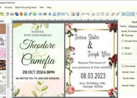 Windows Wedding Invitation Card Creator screenshot