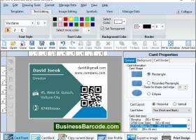 Business Card Maker Software screenshot