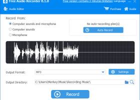 Free Audio Recorder screenshot