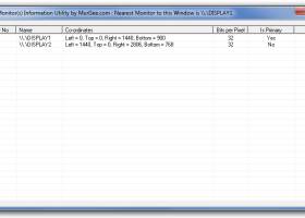 Monitor Information screenshot